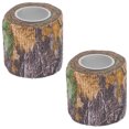 thumbnail image 1 of Uxcell 3 Rollos de Cinta Camuflaje 2IN x 14.76FT, Cinta Autoadhesiva Impermeable No Reflectante para Escalada al Aire Libre, Madera, 1 of 7