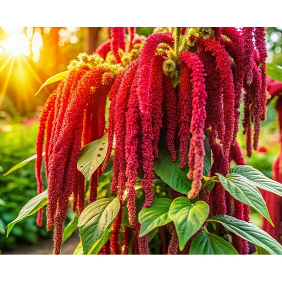 100  Love Lies Bleeding Seeds - Non-GMO Seeds - Amaranth Flowers