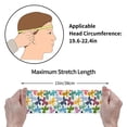 thumbnail image 7 of Wukai Colorful Butterflies Sports sweatband,Men & Women Sweatband Headband for Running, Cross Training, Racquetball, Working Out, 7 of 7