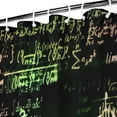 thumbnail image 3 of Math Equations Glowing Formulas Black Pattern Shower Curtain 36"x72" ,Bathroom Decorative Shower Curtains Set with 12 Hooks,Modern Waterproof Washable Shower Curtain, 3 of 6