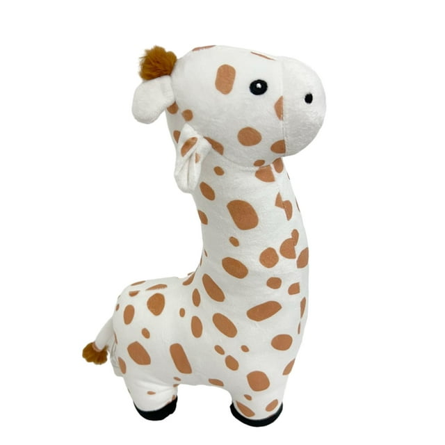 Juguete de jirafa, juguete de peluche de jirafa, muñeca durmiente, tema de animal suave, decoración de fiesta, muñeca de jirafa de peluche, juguete de Marrón