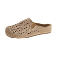 thumbnail image 2 of DIVVce Suede Cutout Slip On Mules For Women Closed Toe Breathable Comfortable Casual Footwear, 2 of 8