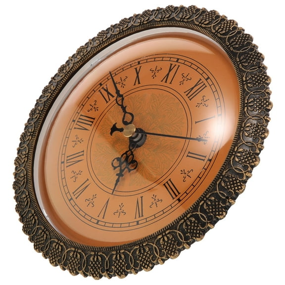 DRAFIDEEP 1Pcs Vintage Clock Insert 15.7 Inch Diameter for Diy Projects and Home Decoration Quartz Movement