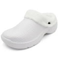 thumbnail image 5 of LAVRA Womens Faux Fur Lined Clogs Warm Cozy Nusring Shoes Indoor/Outdoor Garden Slip On, 5 of 8