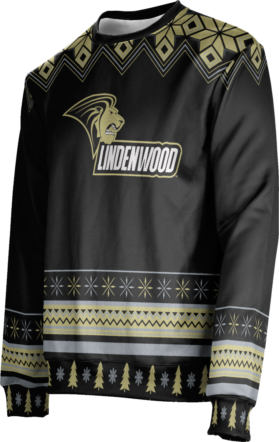 ProSphere Men's Black Lindenwood Lions Football Jersey