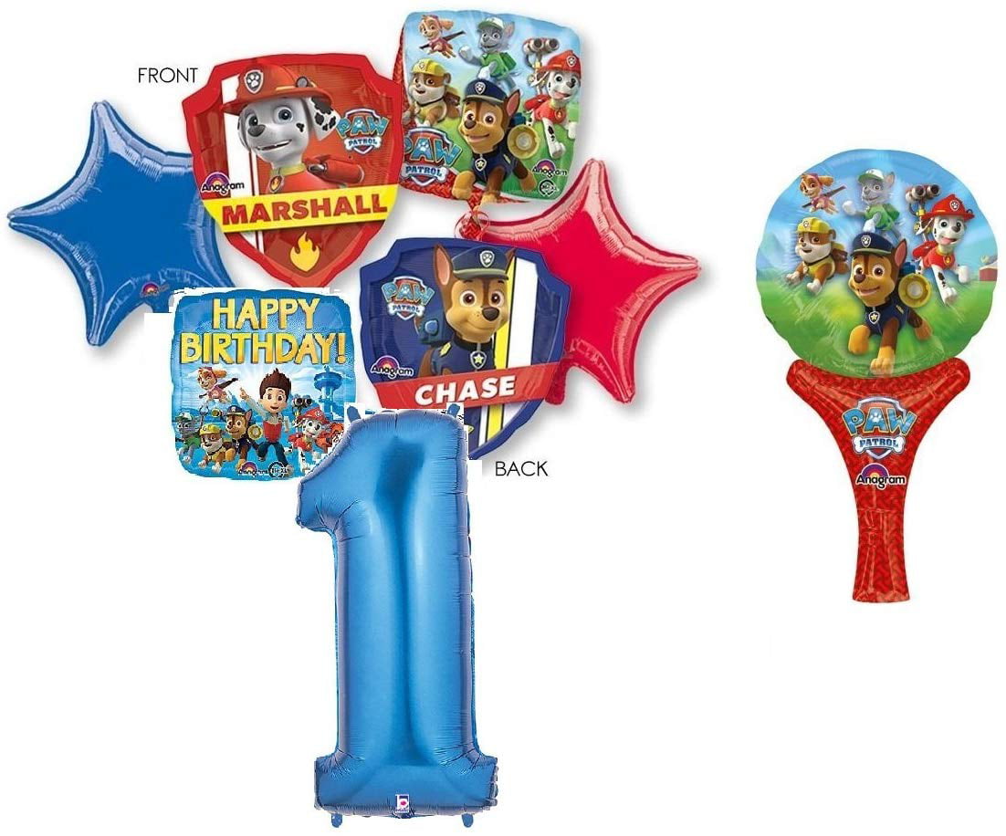 Large Paw Patrol Marshall balloon Birthday Party Foil Air or Helium Fill Balloon