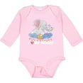 thumbnail image 3 of Inktastic I Love My Mommy Cute Elephants with Moon and Stars Boys or Girls Long Sleeve Baby Bodysuit, 3 of 5