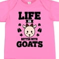 thumbnail image 4 of Inktastic Life is Better with Goats Boys or Girls Baby Bodysuit, 4 of 5