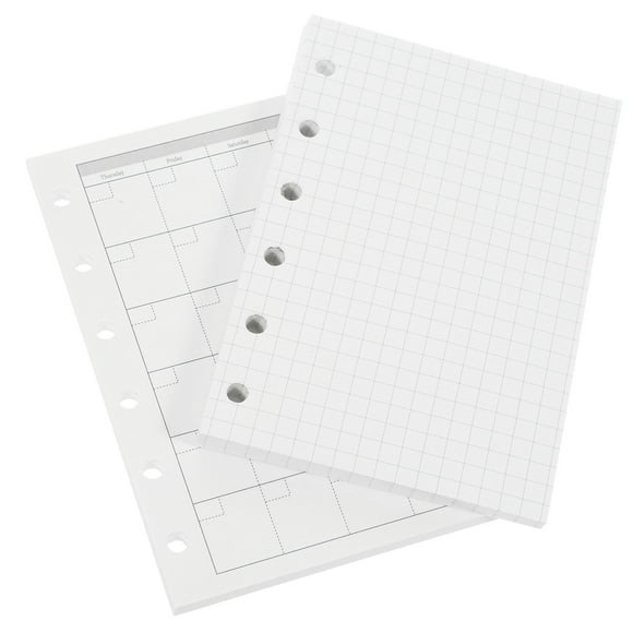 OULII 4pcs Fashionable Mini Binders Moisture-proof Aluminum Alloy for Women