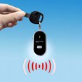 thumbnail image 4 of Visland 2 Pcs Key Finder Keychain Whistle Remote Control Flashing Key Tracker Device Portable Waterproof Anti-lost Key Ring Holder, 4 of 8