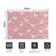 thumbnail image 5 of Pink Christmas Santa Pattern Door Rugs,Washable Non Slip Door Mats Indoor,Decorative Door Mats,Entry Mat Indoor for Entrance,Bedroom,Kitchen,Bathroom,16"x24", 5 of 6