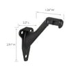 thumbnail image 5 of Design House 188151 Standard Handrail Bracket Heavy Duty Hardware for Stairways in Home or Office Matte Black 5-Pack, 5 of 8