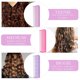 thumbnail image 3 of Juego de peines profesionales para mechas, 3 peines de cola de rata de colores para seccionar el cabello con precisión (uso en salones de belleza)., 3 of 5