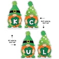 thumbnail image 4 of VictoryStore Jumbo St. Patrick's Day Gnomes Yard Decoration Display, 35.5 Inch St. Patrick's Day Gnome Yard Stakes, 12 pieces, 20063, 4 of 10