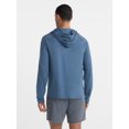 thumbnail image 3 of Athletic Works Men's Tri Blend Long Sleeve Tee Shirt with Hood, Sizes XS-4XLT, 3 of 5