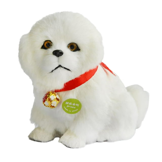 Modelo de perro de simulación, regalos del día de San Valentín para niños, regalo encantador, juguete para mascotas para decoración de sala de estar y