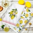 thumbnail image 4 of Lemon Kitchen Dish Towel 18 x 26 Inch Spring Summer Yellow Lemon Floral Dishcloth Decorative Hand Drying Tea Towel for Cooking Baking Cleaning, 2Pcs, 4 of 6