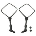 thumbnail image 2 of M10 Rétroviseurs de Guidon, Rétroviseurs Carrés pour Moto 1 Paire Angle de Vision Large pour Quads Scooters, 2 of 7