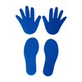 thumbnail image 2 of 4 Uds. de juguetes de entrenamiento sensorial de coordinación para fabricantes de alfombras, para Yoga, estudio de danza, gimnasio, escaleras de pared Azul CUTICAT juguetes de entrenamiento sensorial, 2 of 8