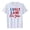 White, variant on Casual Printed Short Sleeve Crew Neck Loose Fit Tee For And