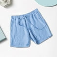 thumbnail image 4 of Mens Shorts SNOWSONG Men's Casual Solid Color Tie-Dye Beach Shorts Cotton Linen Sports Shorts, Gym Shorts Men Plus Size Shorts Mens Shorts Casual, Sale Sky Blue 4XL, 4 of 4