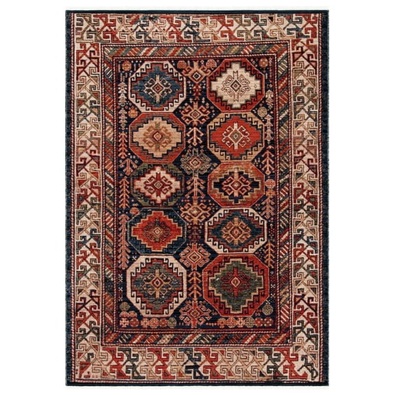 SAFAVIEH Herat Durga Oriental Area Rug, Rust/Creme, 8' x 10'