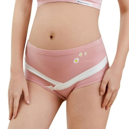 

Xmarks Women s Over Bump Maternity Underwear High Waist Seamless Pregnancy Briefs Panties Multi-Pack Dark Pink 3XL