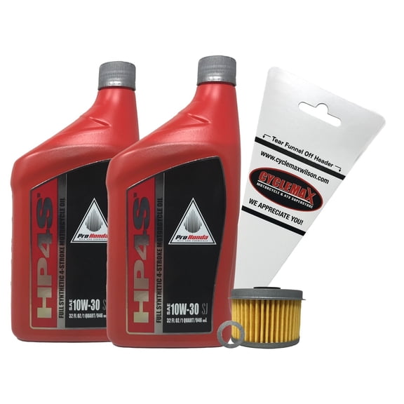 Honda OEM Full Synthetic Oil Change Kit for 2011-2015 Honda CBR250R