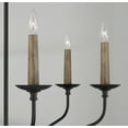 thumbnail image 4 of Capital Lighting 451561MB Wilder 6 Light 32" Wide Taper Candle Style Chandelier - Black, 4 of 7