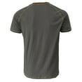 thumbnail image 5 of Mens Shirts Summer Short-sleeved ButtonT-shirt Casual Solid Top Short-sleeved Casual Sports Daily Top Blouse, 5 of 7
