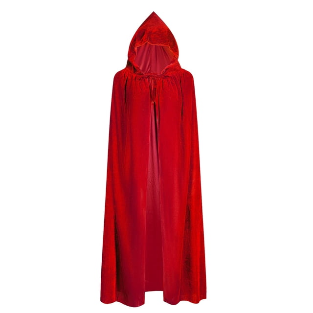 Capa para Adultos de Disfraces de Halloween y Cosplay BALENNZ Roja