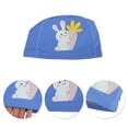 thumbnail image 3 of Unique Bargains 1 Pc Knitted PU Cartoon Carrot Rabbit Swim Cap Blue, 3 of 6