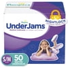 Pampers UnderJams Bedtime Underwear Girls, Size S/M, 50 Ct