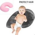 thumbnail image 4 of Funda de almohada Funda de almohada de lactancia suave de seda, adecuada para madres lactantes, almohada de lactancia o localizador negro, 4 of 5