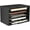 Black, variant on Desktop File Sorter with 4 Adjustable Shelves for Home and Office, Paper Letter Tray Organizer Wall Mount, Black