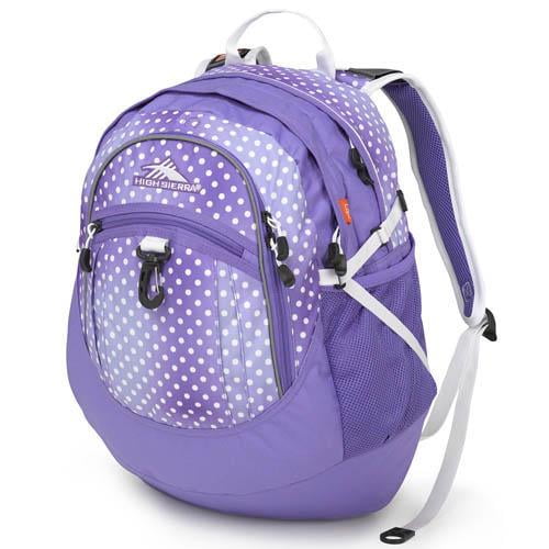 High Sierra High Sierra Fat Boy Backpack Sprinkle Dots / Lavender