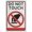 Warning Sign 5, variant on Beware Of Dog Vintage Tin Sign 8"x12" - Indoor & Outdoor Safety Warning Decor, Durable Tin for Home Yard Pet Warning
