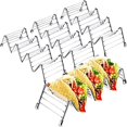 thumbnail image 2 of Soporte para tacos Paquete de 4 soportes para tacos de acero inoxidable Espacio para hasta 12 tacos duros o blandos, 2 of 5