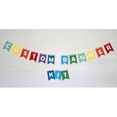 Custom Banner Kit Bunting Letters Laser Cut Felt Customizable
