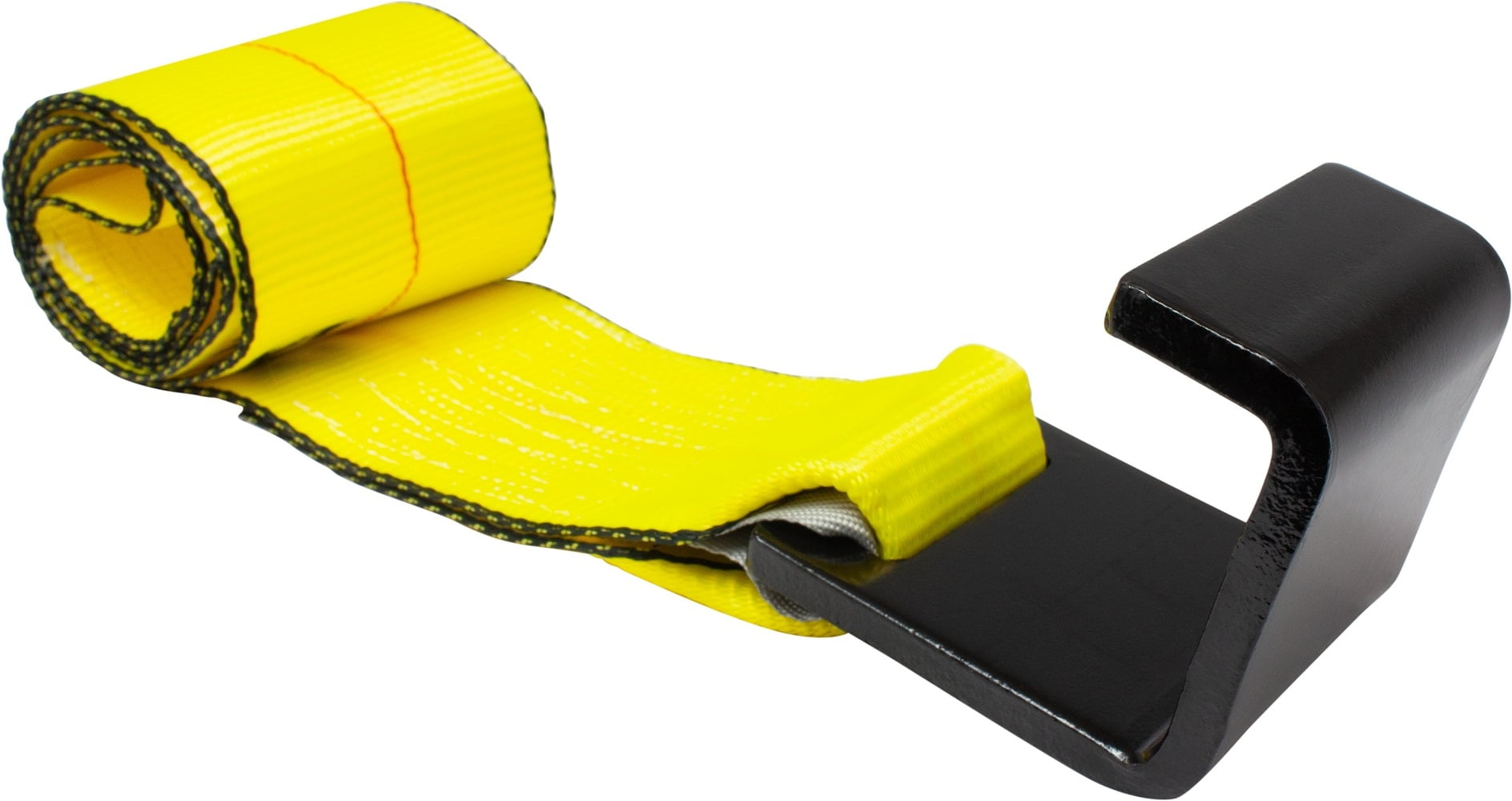 4" x 5' Roll off Container Winch Strap w/ Flat Hook