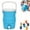 Blue, variant on Game Day Clutch 12oz Can & Bottle Holder Insulator Beverage Huggie Cooler Reusable Keeps Drinks Ice Cold Carry Handle Drinkware Mug 250th