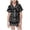 Black-1, variant on LRen Little Girls Easter Outfits Bunny Carrot Short Sleeve Shirts and Shorts Set Fashion Silk Button Down Collared Easter Home Outfit Set Easter Gifts for Boys