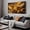 Golden Banana Leaf, variant on Black and White Chicago City Skyline Canvas Wall Art, Modern Urban Skyscraper Cityscape Painting, 40x20 Inch Contemporary City View Wall Decor Picture for Living Room Bedroom Home Office