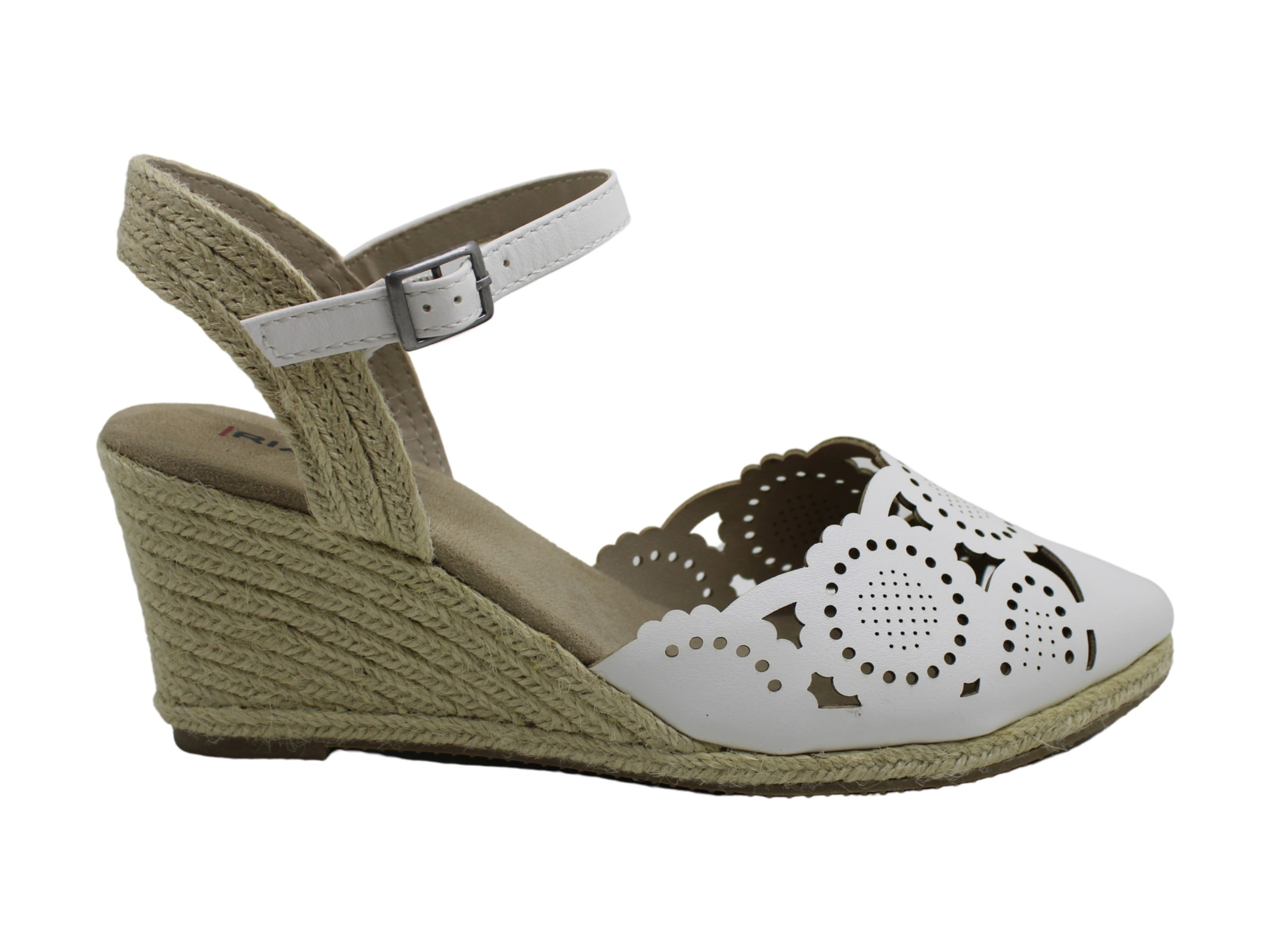 Rialto Womens Coya Leather Closed Toe Casual Espadrille Sandals