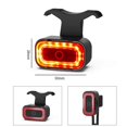 thumbnail image 2 of Bicycle Mountain Bike Intelligent Sensor Warning Brake Tail Light, Rechargeable USB LED Tail Lights, Cycling Safety Tail Lights, 2 of 5