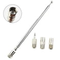 thumbnail image 1 of 75mmTelescopic DAB FM Radio Aerial Adapter HiFi AV Receiver Mini System Aerial Antenna Length F-male Connector Radio Accessorie, 1 of 5