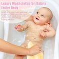 thumbnail image 3 of Gentle Face Cloths for Bath Time, Absorbent & Set of 4 Super-Soft Baby Washcloths, 3 of 5