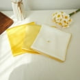 thumbnail image 3 of Daffodil Pure Silk Scarf | Ivory, Lemon Yellow, Gold | Small Head Scarf Or Large Square Shawl | Solid Colour Collection, 3 of 5