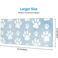 thumbnail image 2 of White Paws Gaming Mouse Pad Large Mouse Pad (31.5x11.8 Inch) Non-Slip Rubber Base Large Desk Mat Desk Protector for Home Office Gaming Work, 2 of 5