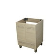 thumbnail image 4 of WindBay 24" Freestanding Bathroom Vanity, Tan. Black Flat Stone Countertop, 4 of 4